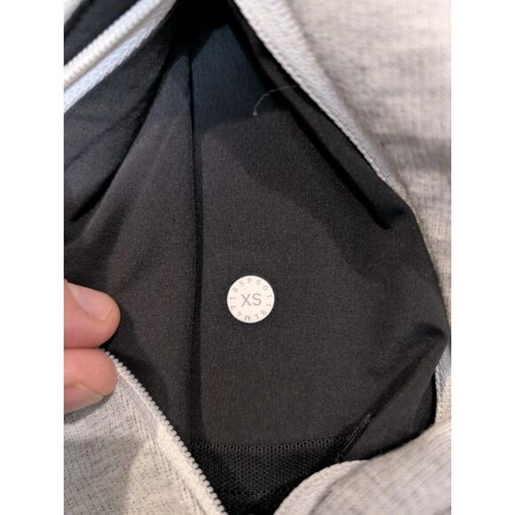 Lululemon City Sweat Hoodie Mens XS Gray Full Zip Flaw Stretch Athleisure - Picture 3 of 9